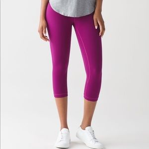 Lululemon Align Crop Deep Fuschia